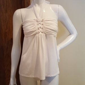 Strapless/halter top